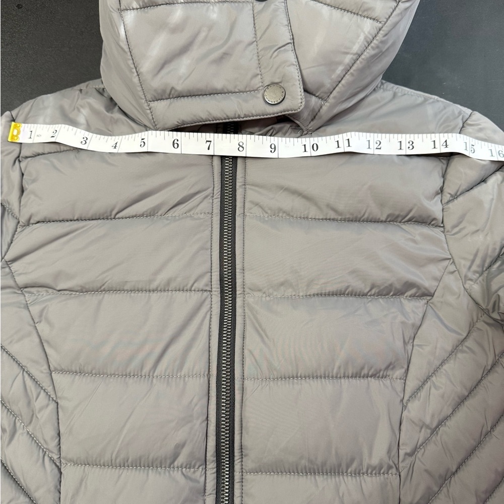French Connection Women's Light Gray Puffer Coat size S - Picture 8 of 9